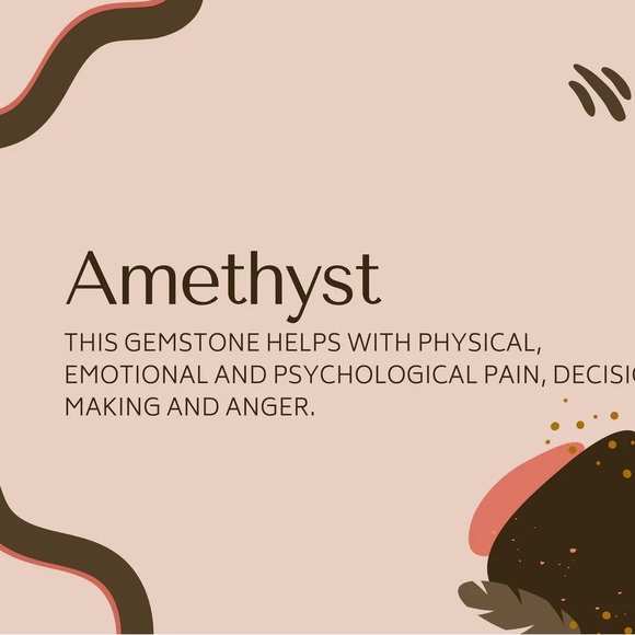 Handmade genuine gemstone bracelet. This Amethyst bracelet is adjustable. - Picture 7 of 7